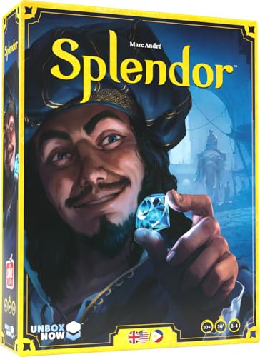 Space Cowboys UNBOX NOW , Splendor , Board Game , Ages 10+ , 2 to 4 Players , 30 Minutes Playing Time - Englische Sprache Space Cowboys UNBOX NOW , Splendor , Board Game , Ages 10+ , 2 to 4 Players , 30 Minutes Playing Time - Englische Sprache von Space Cowboys