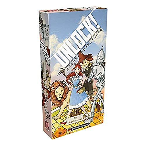 Space Cowboys | Unlock! – Die Abenteurer von Oz | Familienspiel | Rätselspiel | 1-6 Spieler | Ab 10+ Jahren | 90+ Minuten | Deutsch von Space Cowboys