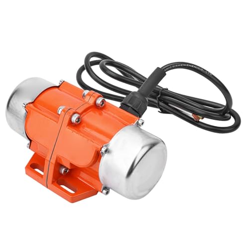 Spacnana 1/3 Phasenvibratormotor - Einstellbarer Exzentrizitätsblock, Niedriger Rauschvorgang - für Metallurgie, Kohle, Konstruktion Aluminiumlegierungschale (DREI-Phasen 100W) von Spacnana