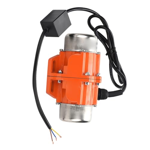 Spacnana 1/3 Phasenvibratormotor - Einstellbarer Exzentrizitätsblock, Niedriger Rauschvorgang - für Metallurgie, Kohle, Konstruktion Aluminiumlegierungschale (Einphase 100W) von Spacnana