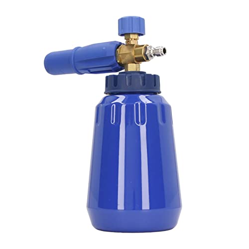Spacnana 1L 4000psi -Schaumzeuger mit Einstellbarem Hochdrucksprühgerät - Einfacher Betrieb Geeignet für das Waschen und Haushaltsmöbeln (Blue) von Spacnana
