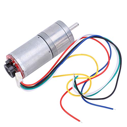 Spacnana Binsel -DC Motor Reduzierer Kupfer Edelstahl -Encoder Getriebe für die Automatisierungsindustrie (DC12V 10RPM) von Spacnana