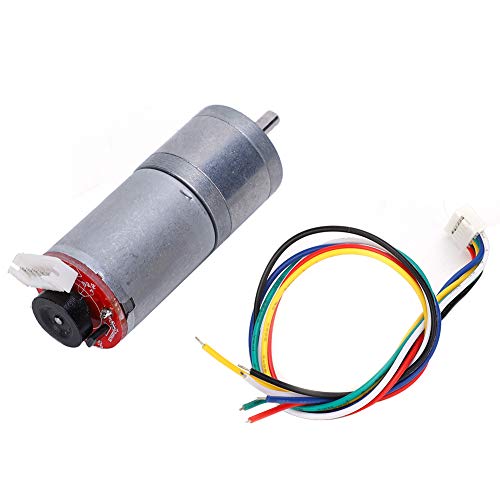 Spacnana Binsel -DC Motor Reduzierer Kupfer Edelstahl -Encoder Getriebe für die Automatisierungsindustrie (DC12V 30RPM) von Spacnana
