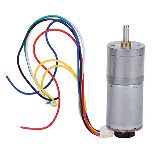 Spacnana Binsel -DC Motor Reduzierer Kupfer Edelstahl -Encoder Getriebe für die Automatisierungsindustrie (DC12V 60RPM) von Spacnana