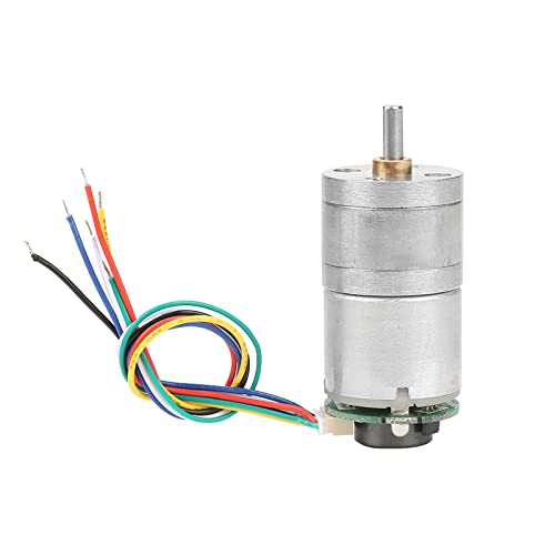 Spacnana DC -Encoder -Zahnradmotor mit Niedrigem Geschwindigkeit, Niedrigem Geräusch für Fensteröffner, Türöffner, Mini Windklasse Metallgetriebe, Langwierige Lebensdauer (DC12 30 U/min) von Spacnana