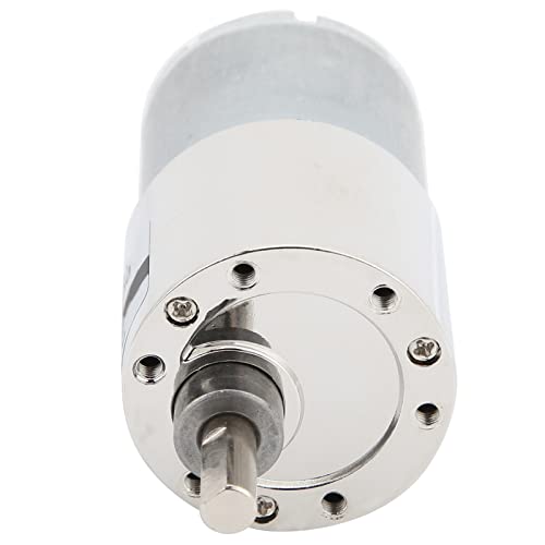 Spacnana DC -Niedriggeschwindigkeitsmotor, DC -Getriebemotor, Elektrikmotor mit Niedriger Geschwindigkeit Großer Torsionsmotor mit Klammergouverneur für Industriegeräte, ElectricMotor (30 U/Min) von Spacnana