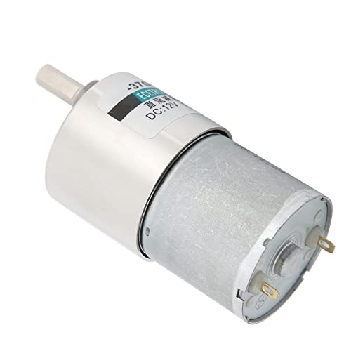 Spacnana DC -Niedriggeschwindigkeitsmotor, DC -Getriebemotor, Elektrikmotor mit Niedriger Geschwindigkeit Großer Torsionsmotor mit Klammergouverneur für Industriegeräte, ElectricMotor (5 U/min/min) von Spacnana