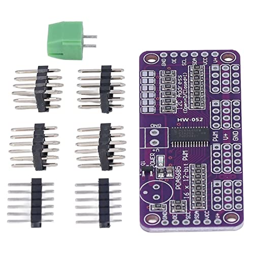 Spacnana Einstellbare PWM -Frequenz 16 Channel Servo Motor Driver 5V -Konform für -Projekte, Unterstützt den Heißen Zugang Spacnana Einstellbare PWM -Frequenz 16 Channel Servo Motor Driver 5V -Konform für -Projekte, Unterstützt den Heißen Zugang von Spacnana