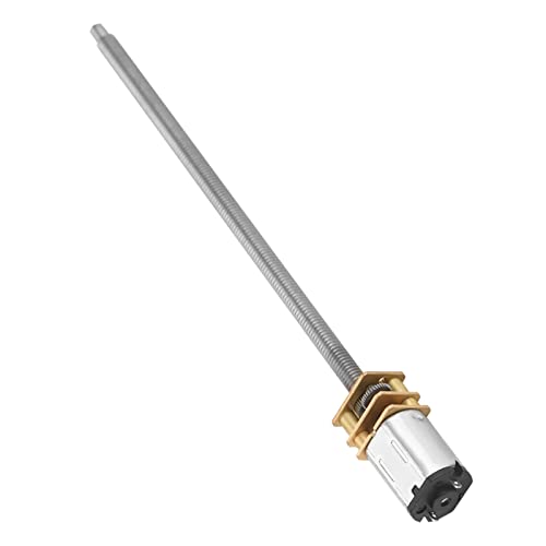 Spacnana GA12N20-M4100 DC-Zahnradmotor mit Niedriger Geschwindigkeit und Niedrigem Rauschen Ideal für Elektronische Geräte, 6 V 50 U/Min (12 V 600 U/min) von Spacnana