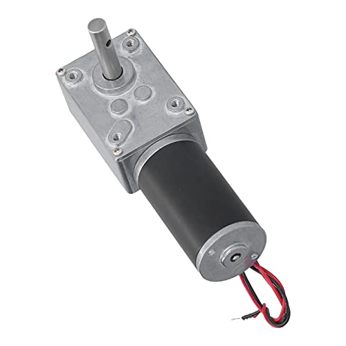 Spacnana Getriebe Reduzierung Motor Stille Betrieb Niedrig Stromverbrauch Elektrischer Motor für Industrieantrieb Gerät Edelstahl Kupfer Messing (DC12V 160RPM) von Spacnana