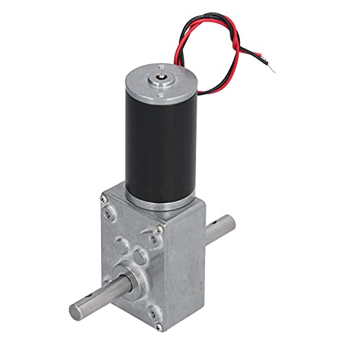 Spacnana Getriebe Reduzierung Motor Stille Betrieb Niedrig Stromverbrauch Elektrischer Motor für Industrieantrieb Gerät Edelstahl Kupfer Messing (DC12V 16RPM) von Spacnana