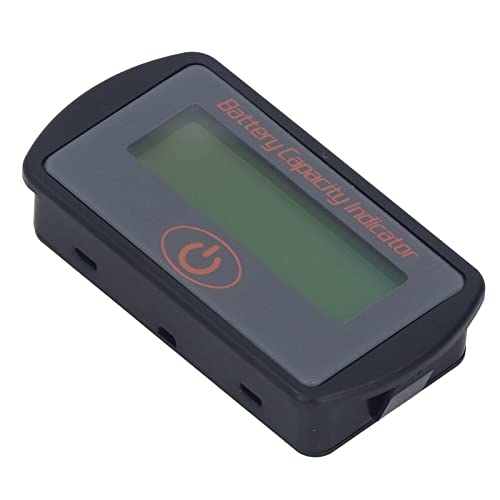 Spacnana Grüne Lichtkapazitätskapazitäts -Ladungsmonitor für RV -Auto LKW, ABS Material Tragbare Anzeigeplatine für Batterieleistung, Geeignet für Autos Geeignet (12V) von Spacnana