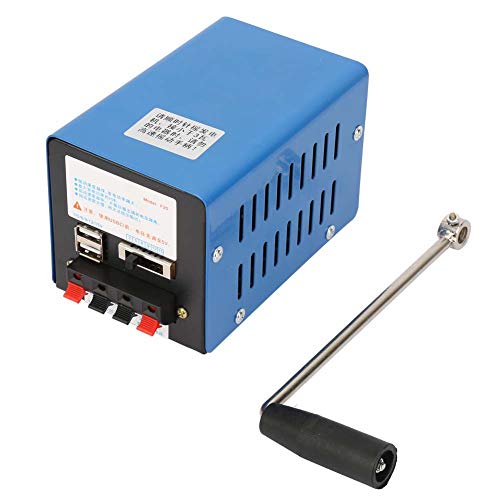 Spacnana Hand-Kurbel-Notfall-USB-Ladegerät Tragbarer Hochleistungs-Dynamo-Generator für Outdoor-, Überlebens- und Katastrophenvorsorge von Spacnana