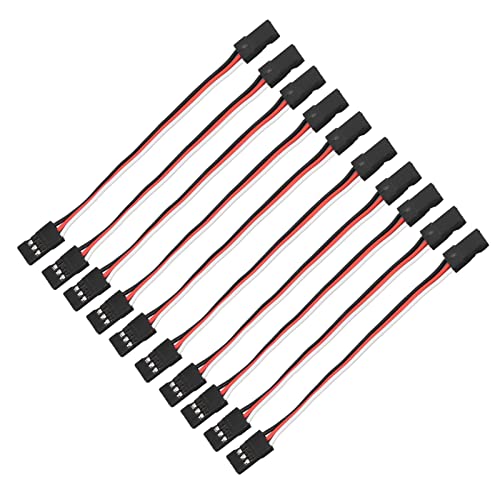 Spacnana Nachhaltiger Servo -Erweiterungskabel Messingkern für die Servo -Fahrerverbindung des Model Car 10 Prozent. (100 mm Mutter zur Mutter) von Spacnana