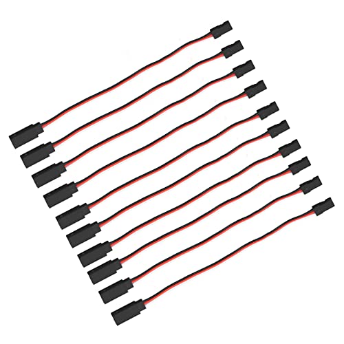 Spacnana Nachhaltiger Servo -Erweiterungskabel Messingkern für die Servo -Fahrerverbindung des Model Car 10 Prozent. (200 mm männlich auf weiblich) von Spacnana