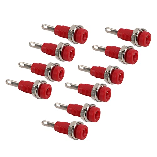 Spacnana Umfangreiches Postplug -Adapter für 2 Mm Cole Banana Panel für Elektronische Instrumente (Rot) von Spacnana