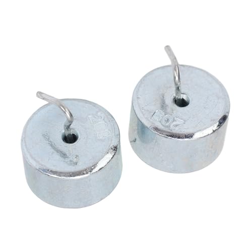 Verchromt Plattiertes Stahlhaken Gewicht, 2pcs 20g Labor Slotted Masse Set Hakengewichtsmasse Set Kalibrierungsgewichte mit Digitaler Skala, Laborgewichte Verchromt Plattiertes Stahlhaken Gewicht, 2pcs 20g Labor Slotted Masse Set Hakengewichtsmasse Set Kalibrierungsgewichte mit Digitaler Skala, Laborgewichte von Spacnana