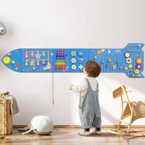 Spocold Rocket Panels Sensorisches Wandspielzeug für Kleinkinder, 5-teilig Spocold Rocket Panels Sensorisches Wandspielzeug für Kleinkinder, 5-teilig von Spacocld