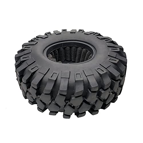 Spactz 8 Stück 1,9 Gummi Reifen 1,9 Radreifen 108X40MM für 1/10 RC Crawler TRX4 Axial SCX10 III AXI03007 90046 von Spactz