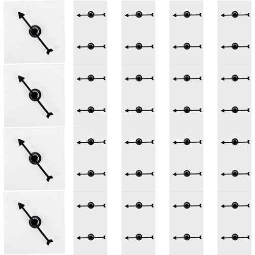 36 Stück transparente Blanko-Spinner, Mathematik-Spinner, trocken abwischbar, mit drehbarem Pfeil, für Klassenzimmer-Unterricht und Partyspiele von Spaluck