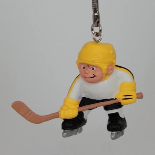 Sparfroh Schlüsselanhänger Eishockey (gelb) von Sparfroh