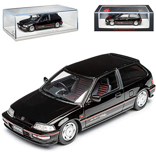 Hon-da Civic EF9 Sir 3 Türer Schwarz 4. Generation 1987-1991 1/43 Spark Modell Auto Hon-da Civic EF9 Sir 3 Türer Schwarz 4. Generation 1987-1991 1/43 Spark Modell Auto von Spark