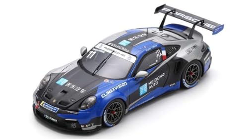 MODELLINO IN SCALA Spark Model KOMPATIBEL CON Porsche 911 GT3 Cup N.11 Carrera Asien Champion 2023 F.Latorre 1:43 Modell Maßstab SA273 241217 von Spark