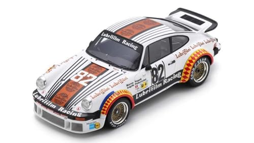 Modell in Scala Spark Model kompatibel mit Porsche 934 N.82 4. 24 HLM 1979 Muller-PALLAVICINI-Vanoli 1:18 Modell Maßstab 18S865 241217 von Spark