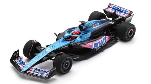 Modellino Scala kompatibel mit Con Alpine A523 N.31 BWT 3. Monaco GP 2023 Esteban OCON 1:18 Spark Modell 18S881 von Spark