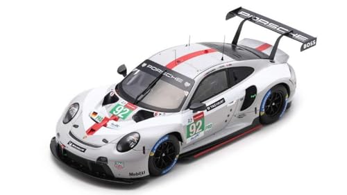 Modellino Scala kompatibel mit Con Porsche 911 RSR-19 N.92 3rd LMGTE PRO 24 H LM 2021 Estre-Jani-Christens. 1:18 Spark-Modell 18S717 von Spark