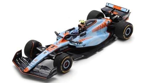 Modellino Scala kompatibel mit Con Williams FW45 N.2 Singapur GP 2023 L.Sargeant 1:18 Spark Modell 18S969 von Spark
