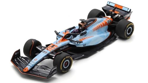 Modellino Scala kompatibel mit Con Williams FW45 N.23 Singapur GP 2023 A.ALBON 1:18 Spark Modell 18S968 von Spark