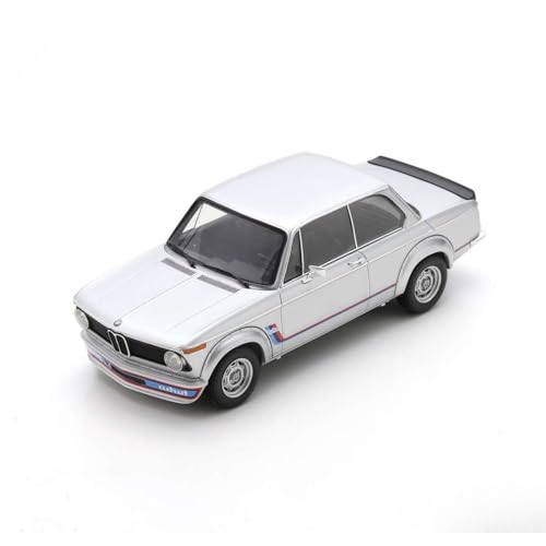 Spark 1:18 Resin Modellauto kompatibel mit BMW 2002 Turbo (1973) in Silber von Spark
