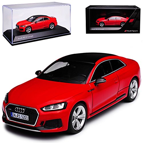 Spark A-U-D-I A5 RS5 F5 II Coupe Misano Rot 2. Generation Ab 2016 1/43 Modell Auto von Spark