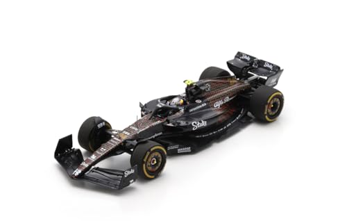 Spark Alfa Romeo F1 Team - Offizielles Modell - Las Vegas Special Livery - Zhou Guanyu 24-1/43 Scale Model F1 Car von Spark