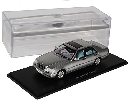 Spark Defekte Lackierung Mercedes-Benz S-Klasse W140 S500 Silber 1991-1998 Ab Facelift 1994 1/43 Modell Auto von Spark