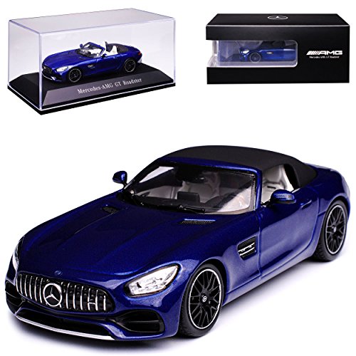 Spark Mercedes-Benz AMG GT C Cabrio Roadster Brilliant Blau Metallic Ab 2017 1/43 Modell Auto von Spark