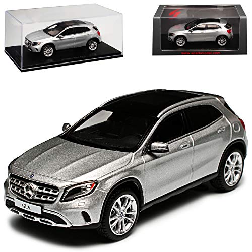 Spark Mercedes-Benz GLA X156 Silber SUV Ab 2013 Ab Modellpflege 2017 1/43 Modell Auto von Spark