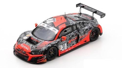Spark SB407 Miniaturauto aus der Sammlung, Orange/Schwarz von Spark