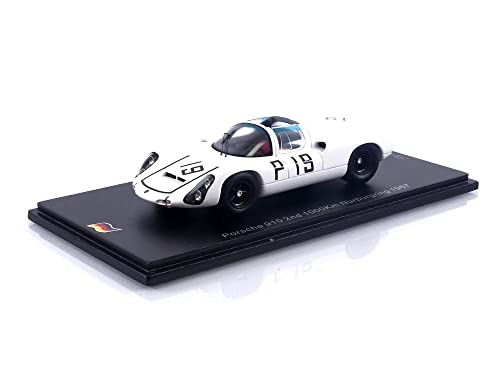 Spark Model Treppenmodell kompatibel mit Porsch 910 N.19 2nd 1000 KM NURBURGRING 1967 P.HAWKINS-G.KOCH 1:43 SG819 von Spark Model