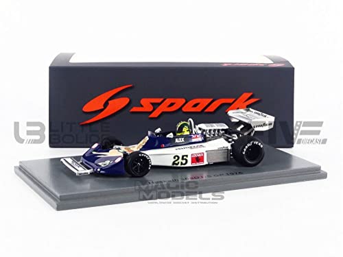 Spark S2466 Miniaturauto, Weiß/Blau von Spark