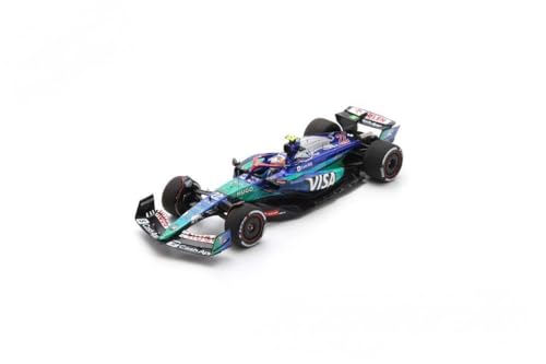 Spark Visa Cash App Racing Bulls F1 Team Yuki Tsunoda Las Vegas USA GP 2024, Maßstab 1:43, Druckguss-Modellauto, Sonderedition von Spark