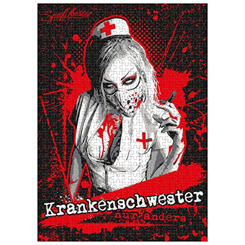 Spaß Kostet Puzzle 1000 Teile mit Poster Krankenschwester Horror Motive Frauen mädchen Spaß Kostet Puzzle 1000 Teile mit Poster Krankenschwester Horror Motive Frauen mädchen von Spaß Kostet
