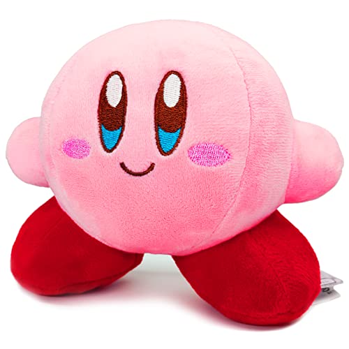 SpassHaus Kirby Kuscheltier, 15 cm Rosa Kirby Plüschtier, Anime Spiel Kirby Weiche Schlafkissen für Kinder Mädchen Geburtstag Weihnachten Geschenk Spielzeug von SpassHaus