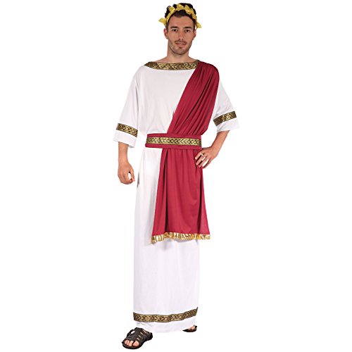 Spassprofi Edles Kostüm Römer Größe XL Antike Imperator Römerkostüm Rom Romulus Faschingskostüm von Spassprofi