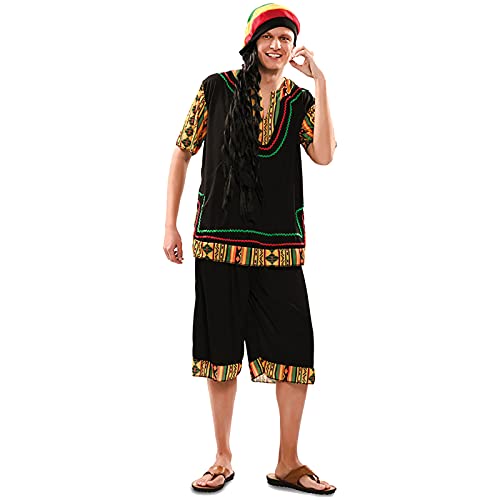 Rasta Man Kostüm inkl. Perücke mit Dreadlocks Karnevalskostüm Faschingskostüm Rasta Man Kostüm inkl. Perücke mit Dreadlocks Karnevalskostüm Faschingskostüm von Spassprofi