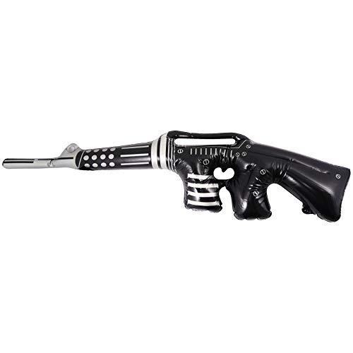 Spassprofi Aufblasbare Maschinenpistole 90cm MPI Gewehr Waffe Fasching Gangster Polizist von Spassprofi