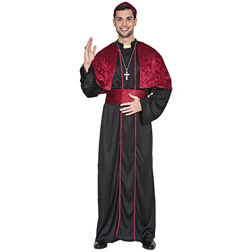 Spassprofi Edles Bischofskostüm Gr. 50-54 Samt Kostüm Bischof Papst Nikolaus Geistlicher Kirchenmann Spassprofi Edles Bischofskostüm Gr. 50-54 Samt Kostüm Bischof Papst Nikolaus Geistlicher Kirchenmann von Spassprofi