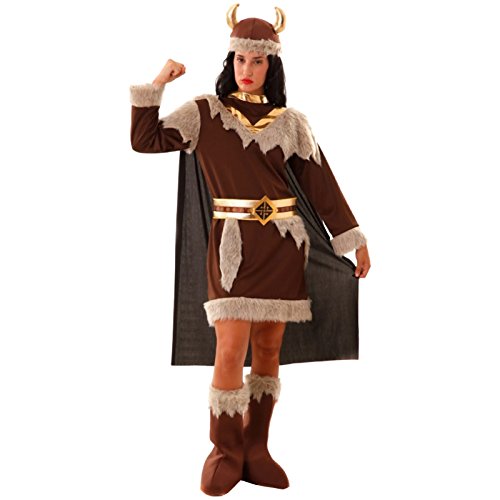 Spassprofi Kostüm Wikingerin Größe XXL Wikingerin Karnevalskostüm Damenkostüm Vikinger von Spassprofi