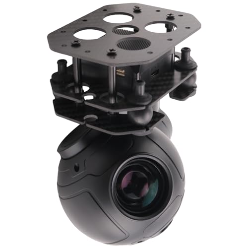 Spb 1 Stück ZR10 2K 4MP QHD 30X Hybrid-Zoom-Gimbal-Kamera + 2560 X 1440 HDR Nachtsicht 3-Achsen-Stabilisatorlicht für Quadrocopter von Spb